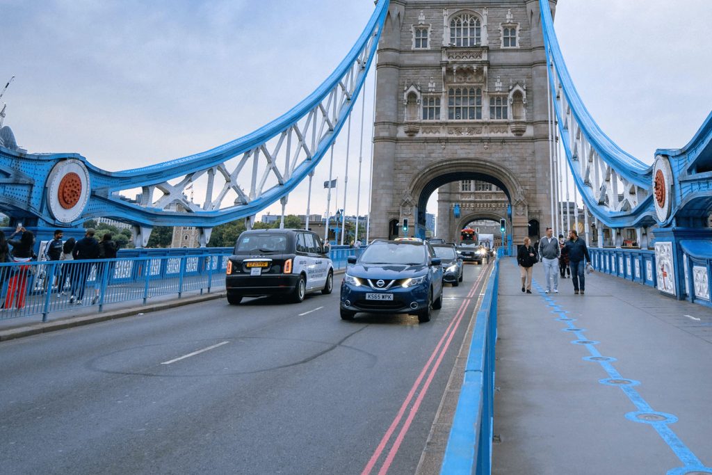 Auto rijden in Londen