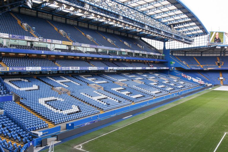 Het Chelsea stadion in Londen