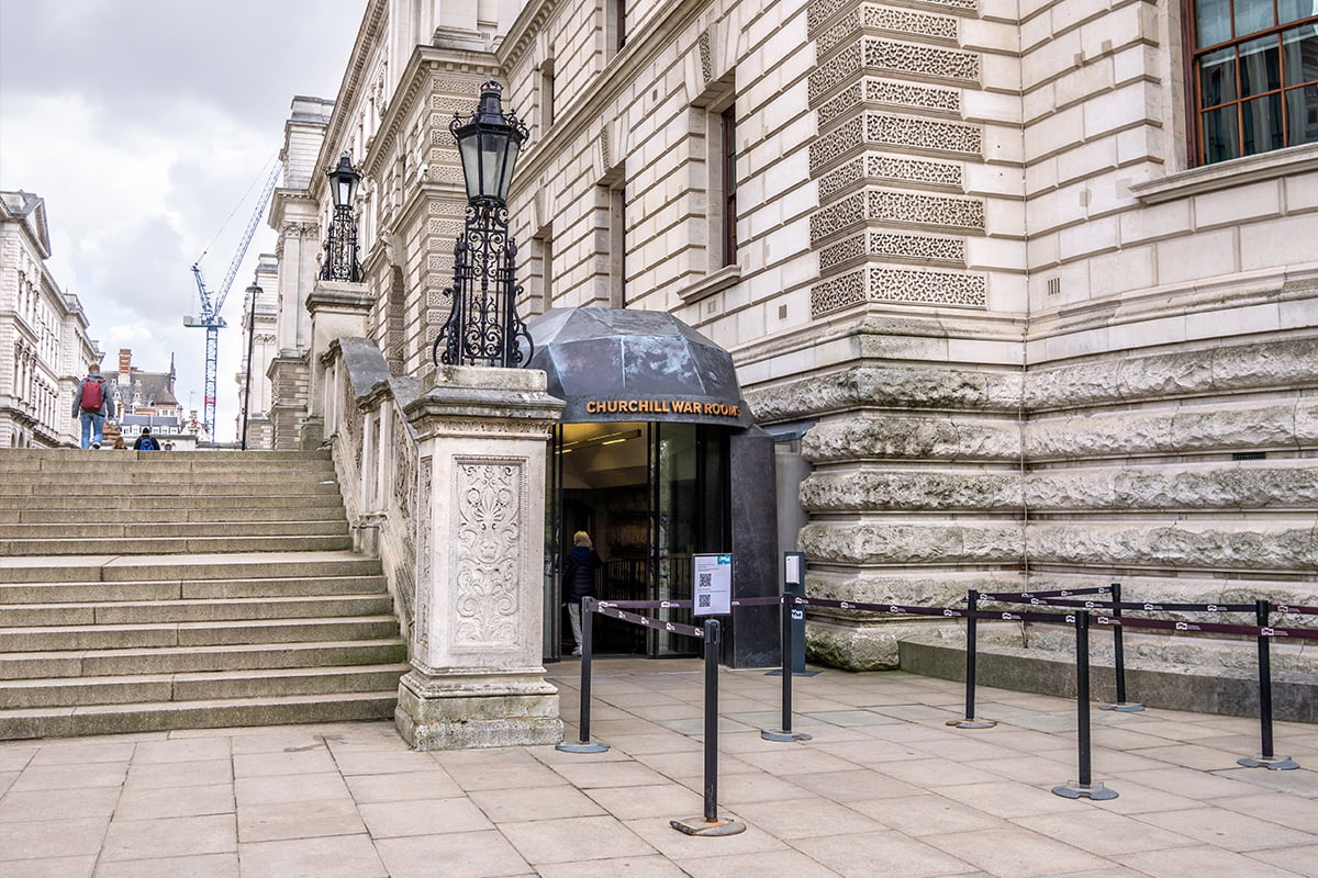 De Churchill war room in Londen