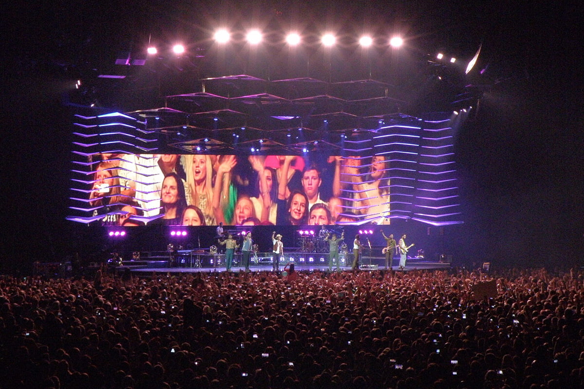Concert in de O2 Arena in Londen