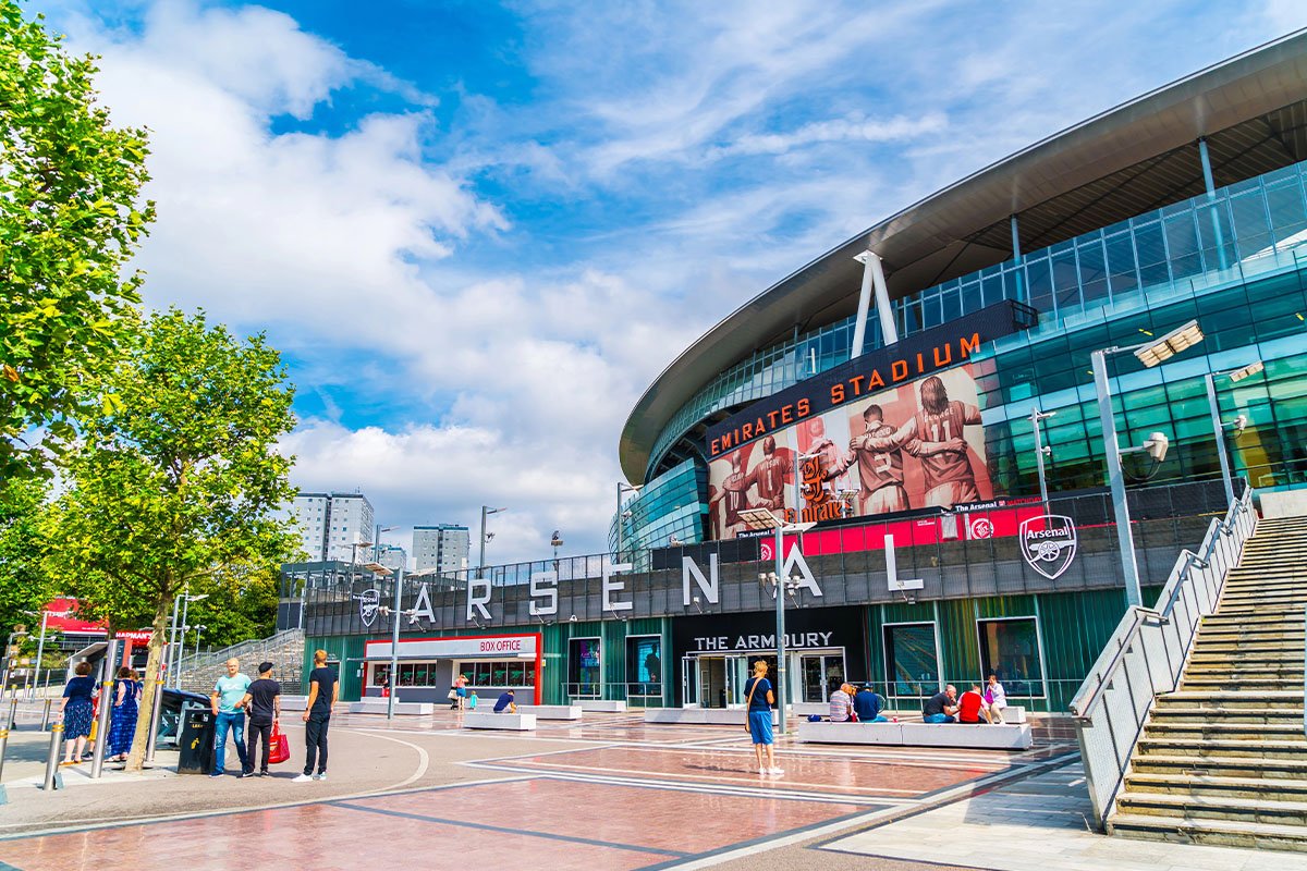 Tour door het Emirates stadion van Arsenal - Stadion Tour