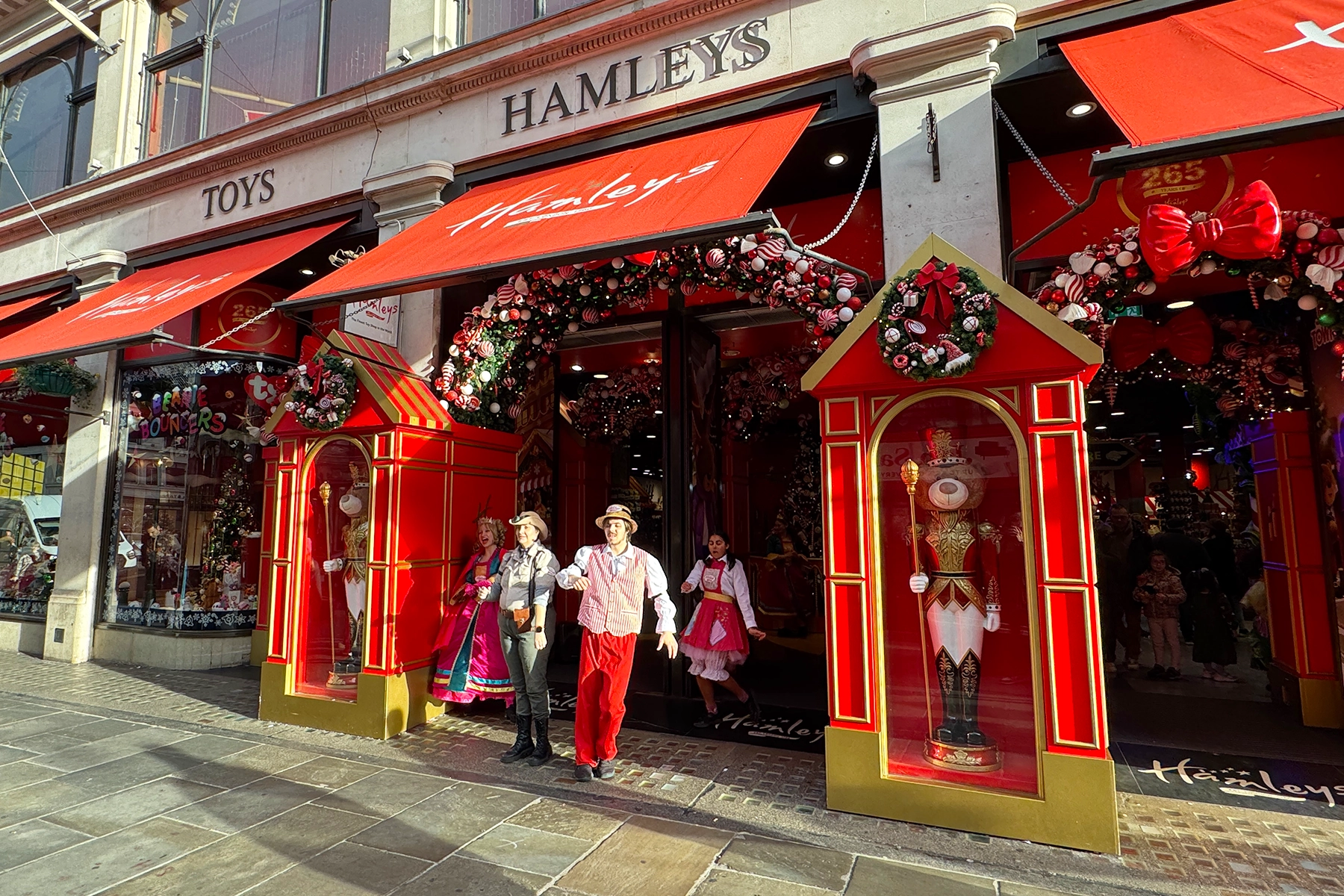 De Hamleys speelgoedwinkel in Londen