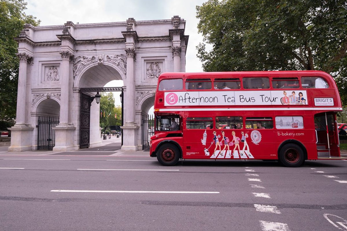 Bustour door Londen met een high tea