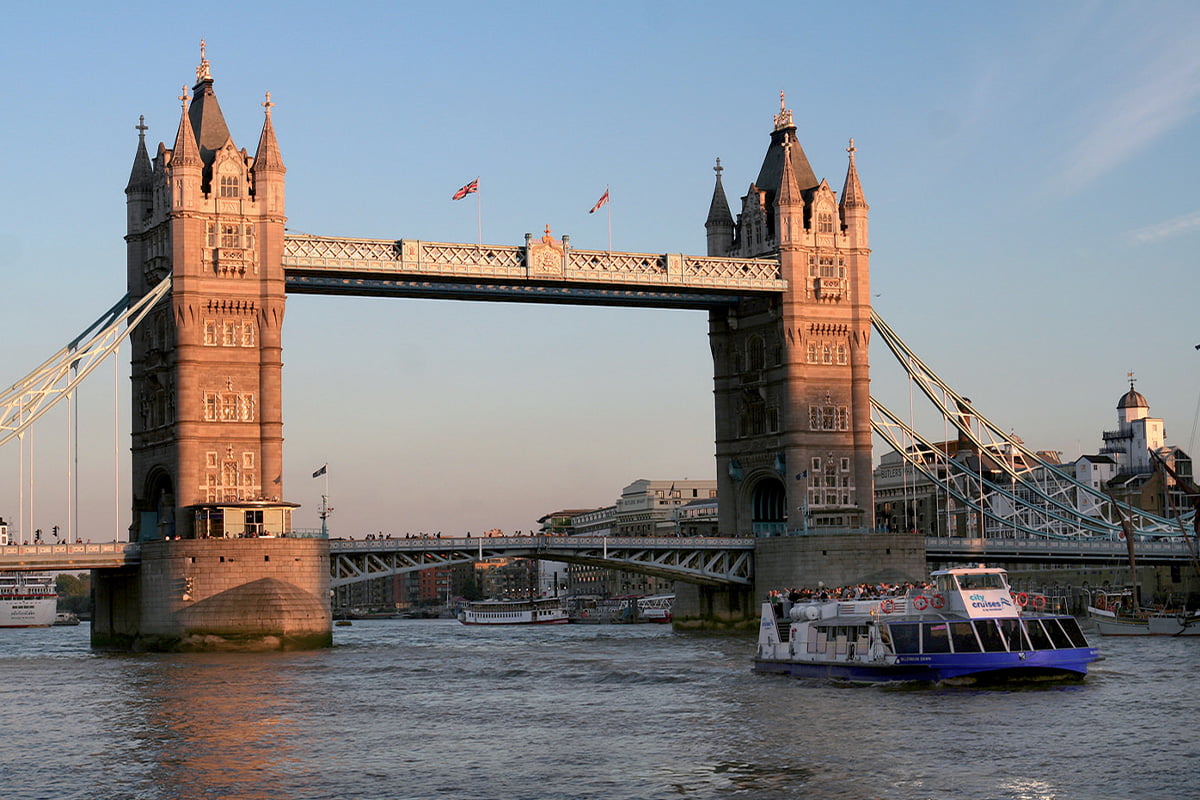 Cruise over de Theems in Londen