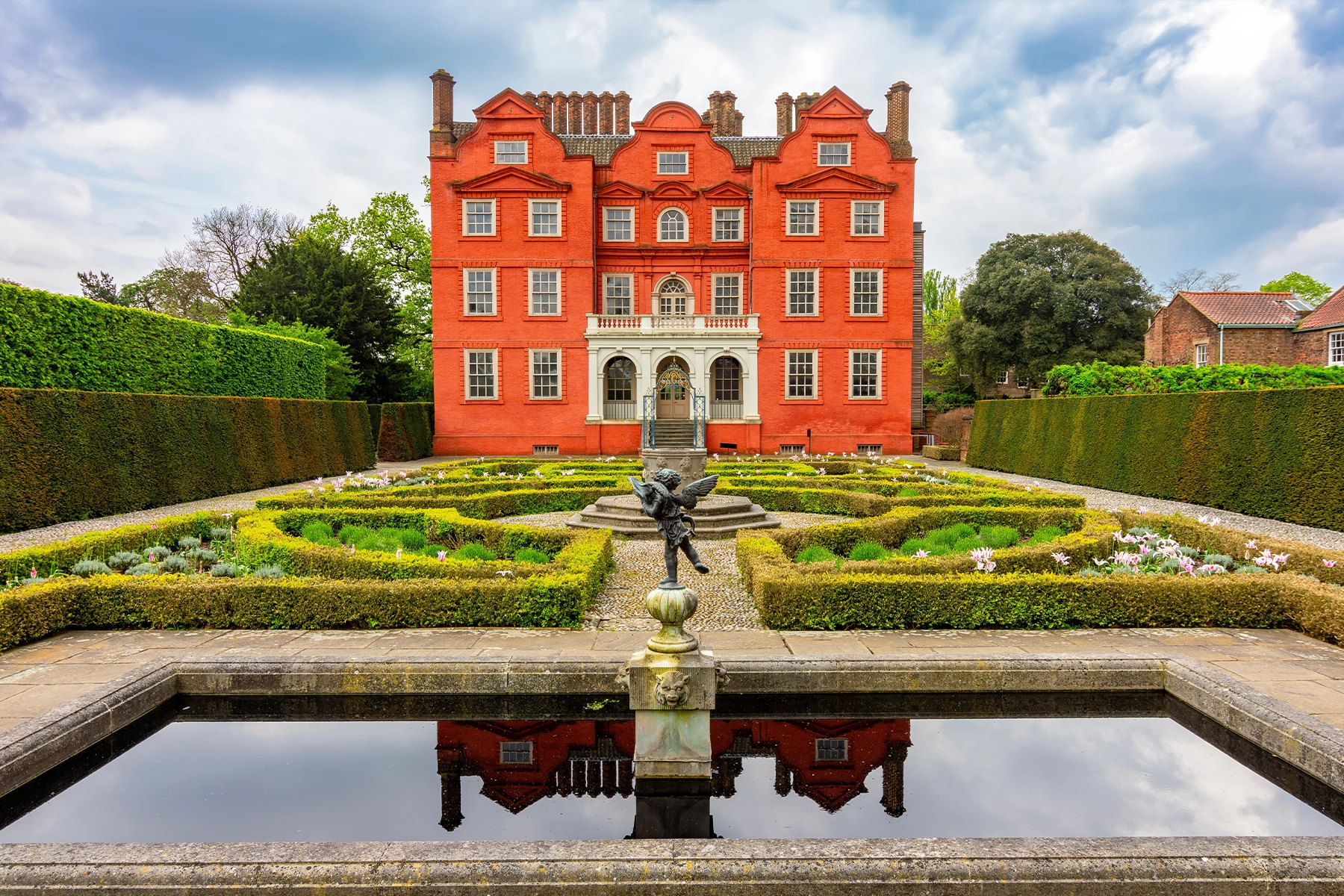 Kew Palace in de Kew Gardens in Londen