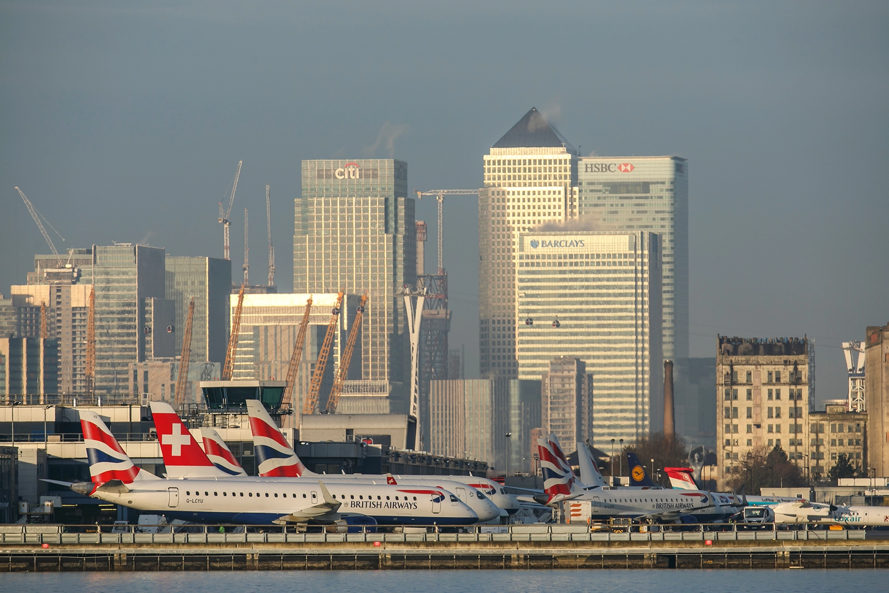 London City Airport in Londen centrum