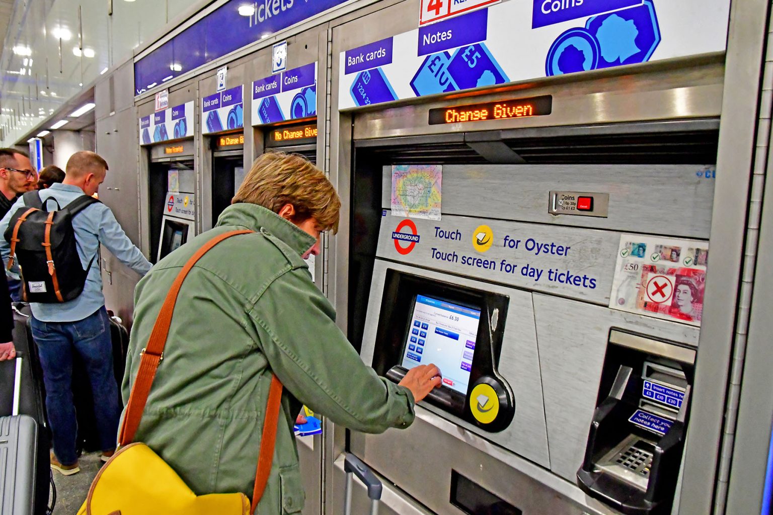 Tickets voor het openbaar vervoer in Londen