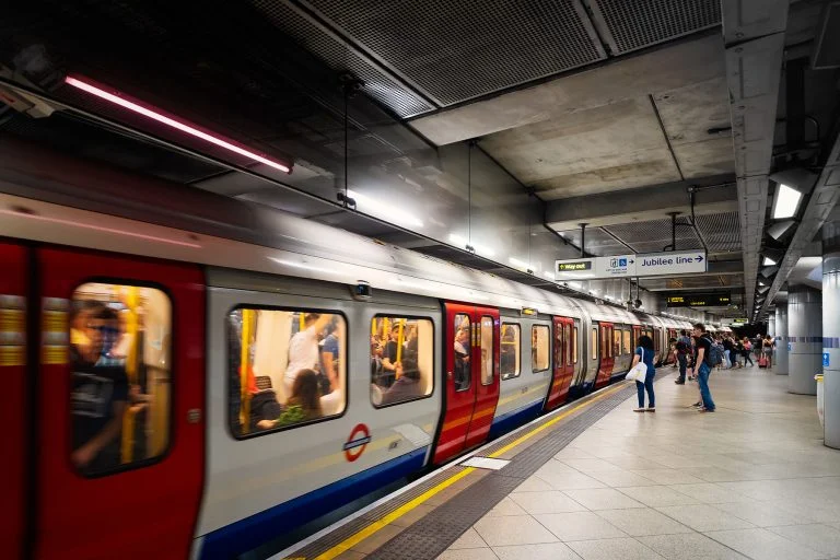 De metro in Londen