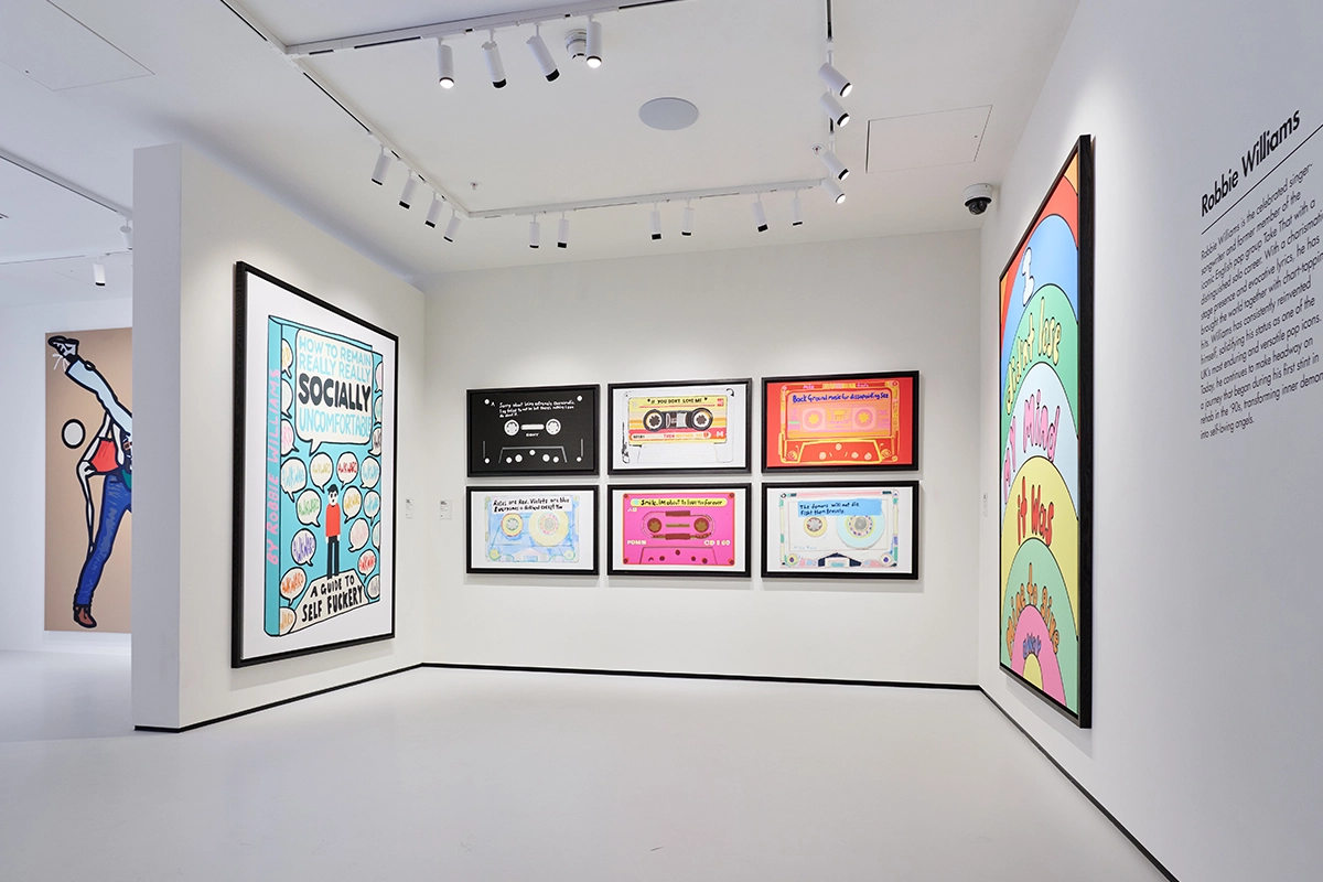Interieur van het Moco Museum London