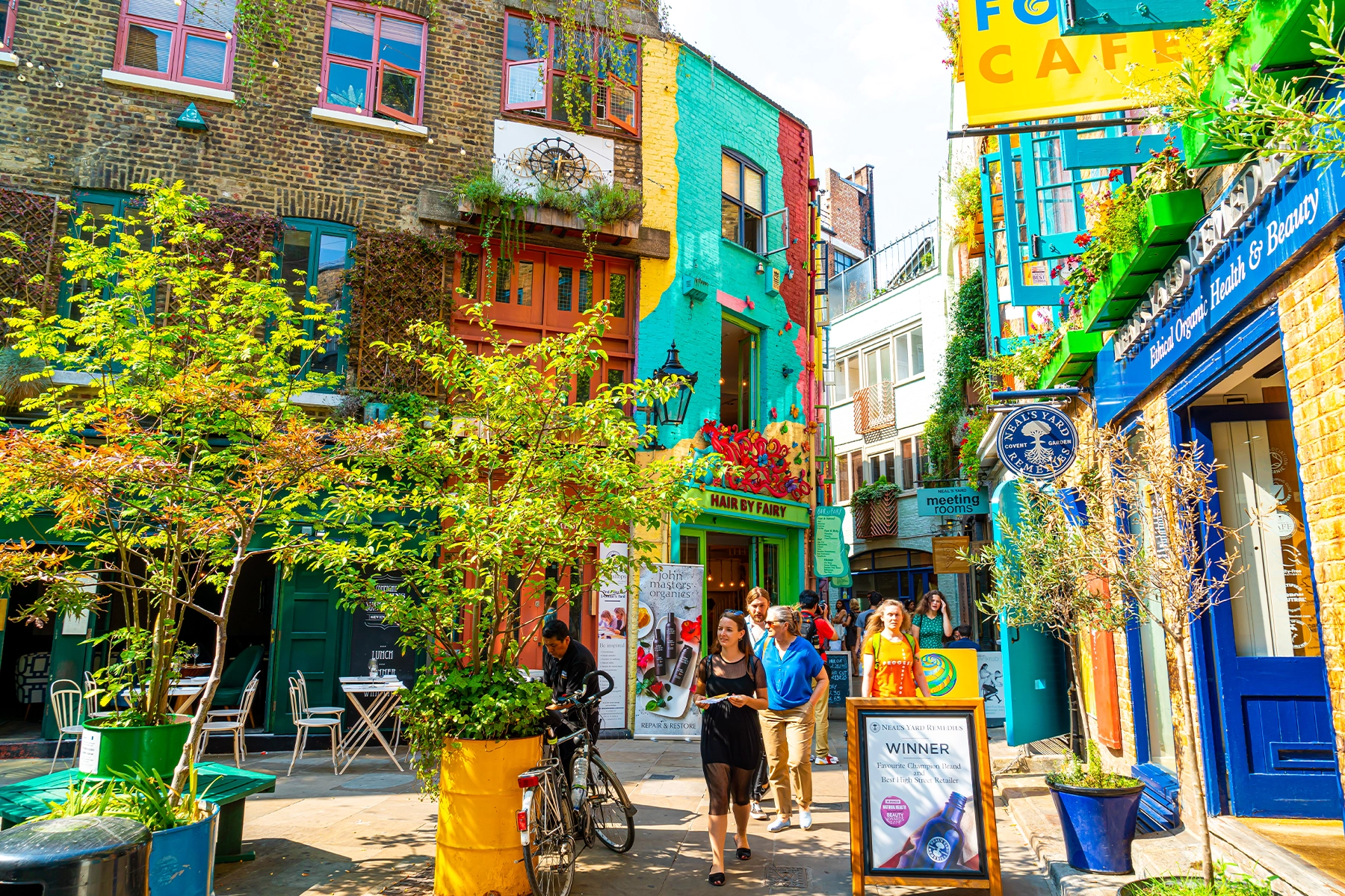 Bezoek de bijzondere Neal's Yard in Londen