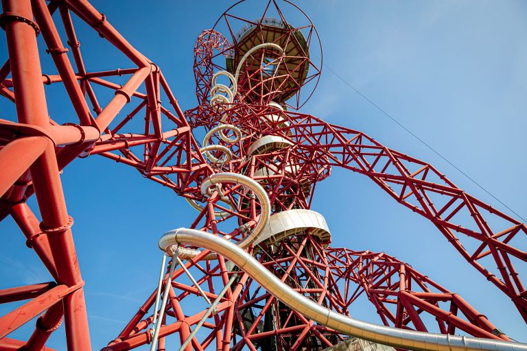 The slide bij de Arcelormittal Orbit in Londen