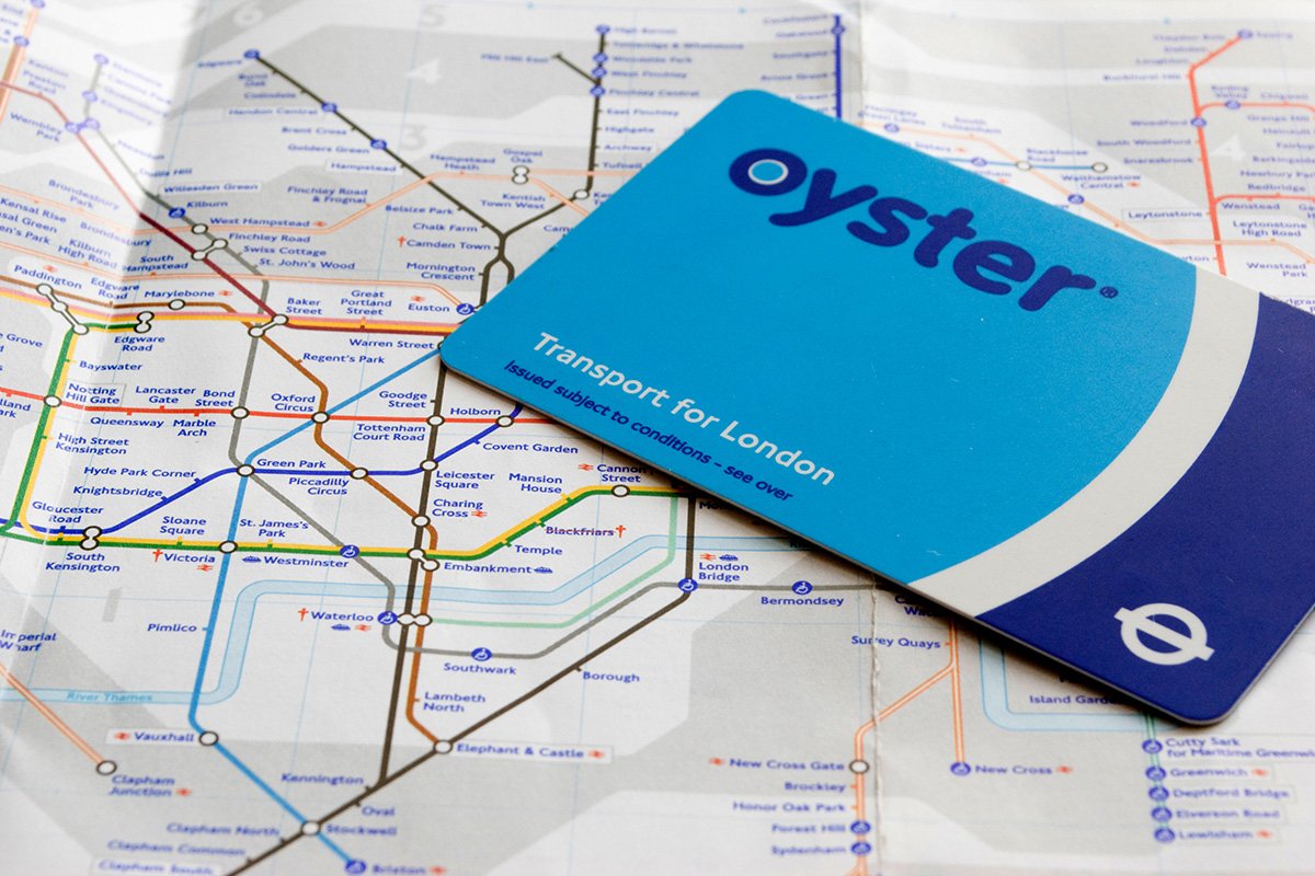 De Visitor Oyster Card, de OV chipkaart voor het openbaar vervoer in Londen