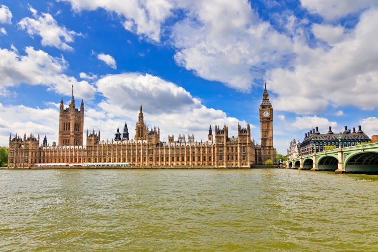 Palace of Westminster in Londen