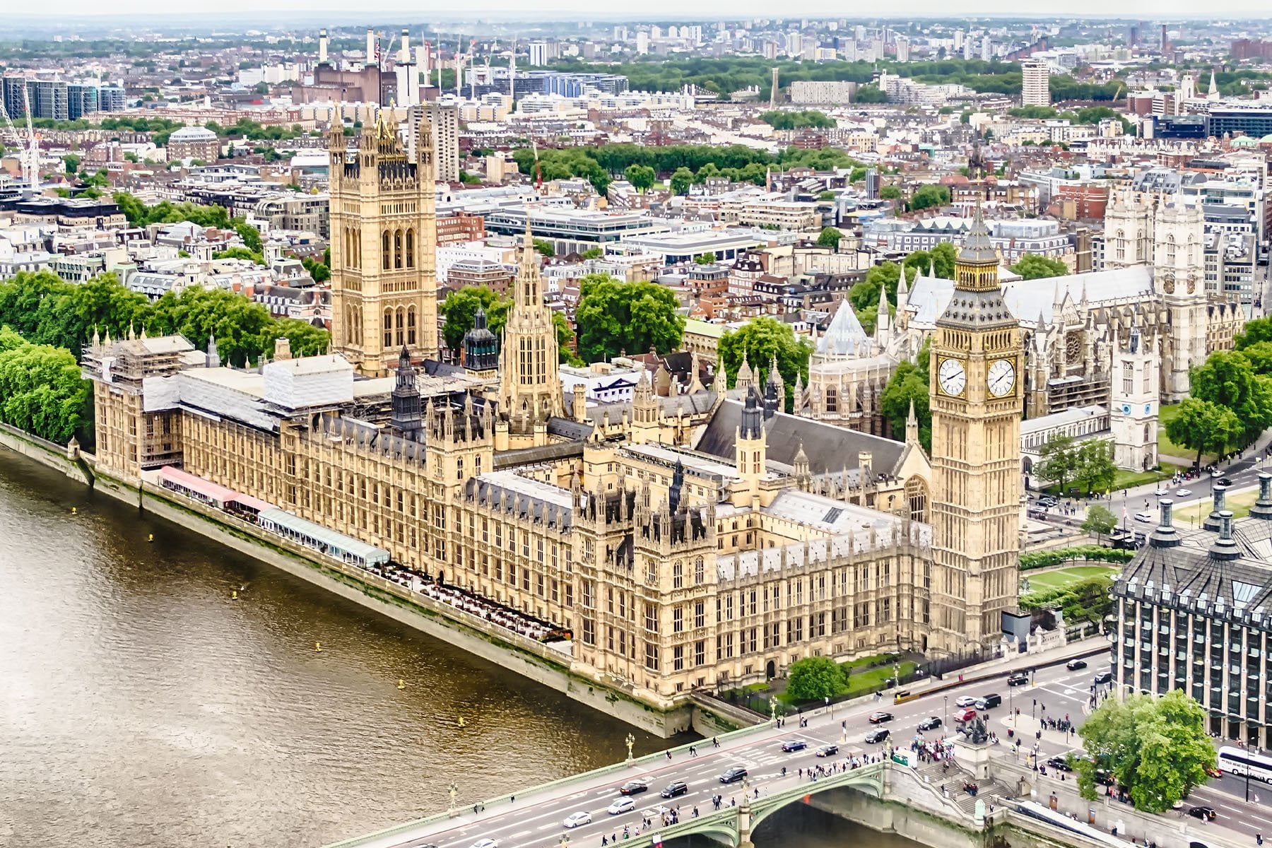 Palace of Westminster in Londen