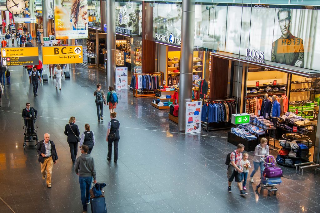 Winkelen op Schiphol met 5 euro korting
