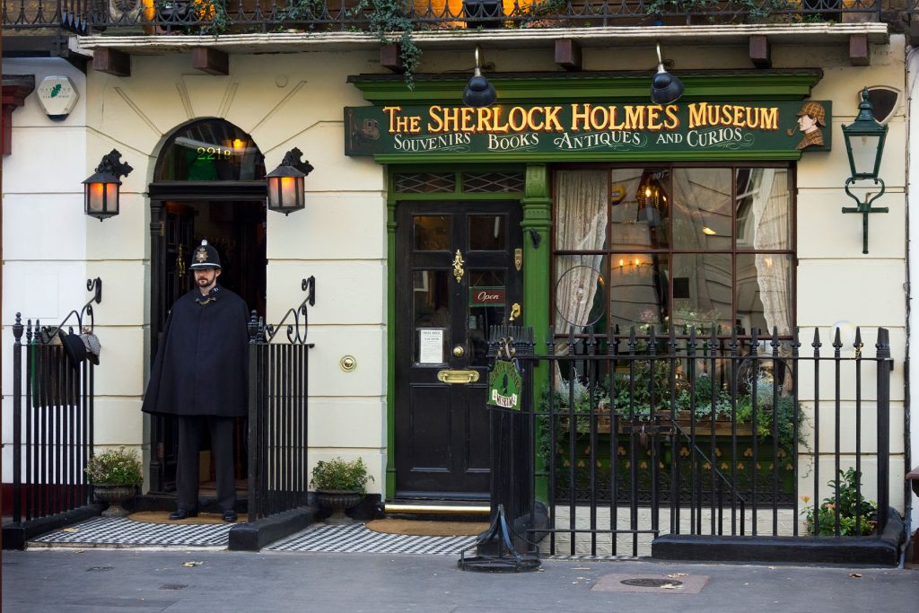 Sherlock Homes museum in Londen