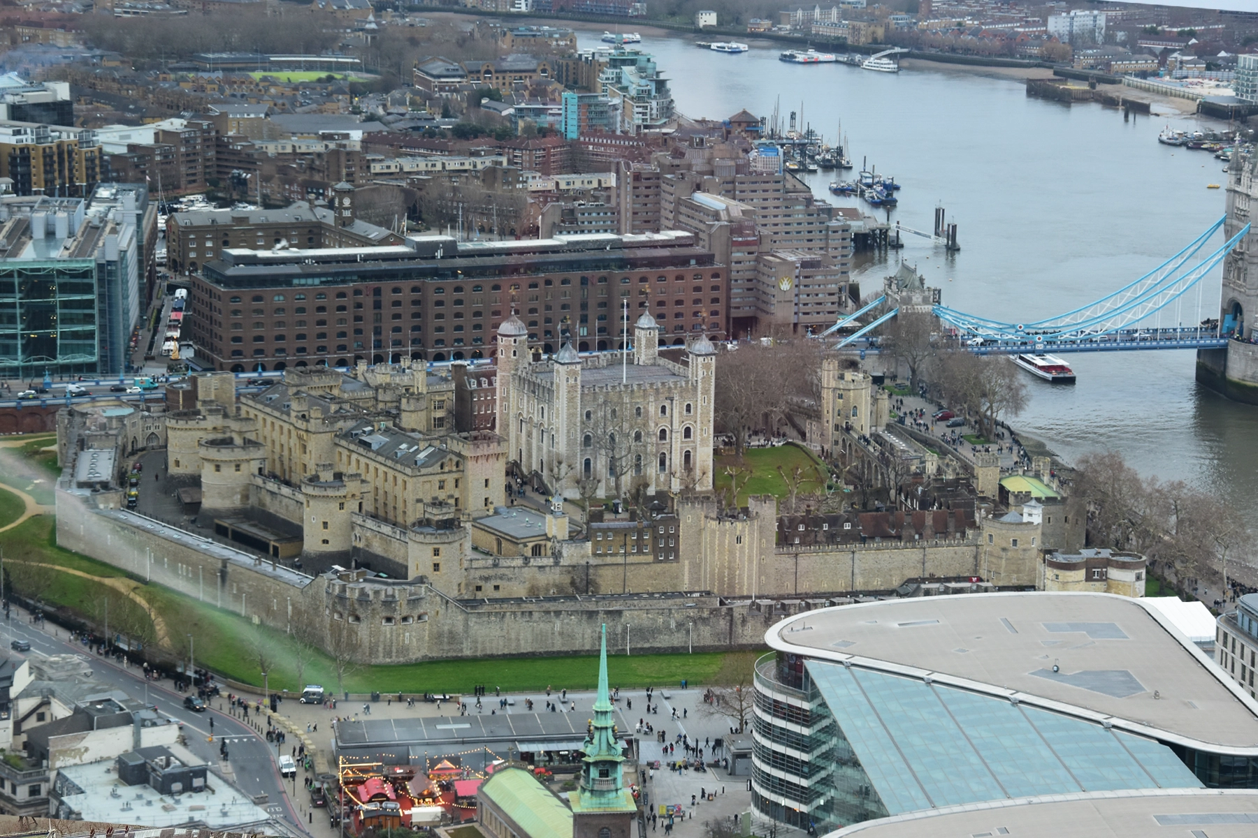 Uitzicht vanuit Horizon 22 in Londen