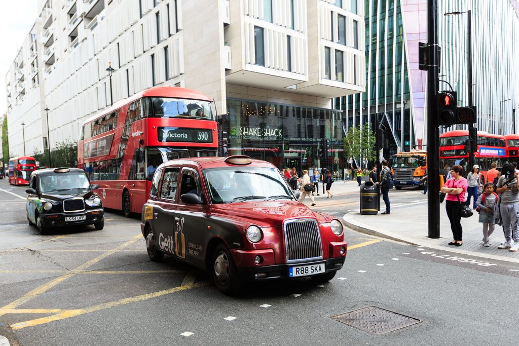 Taxi's in Londen