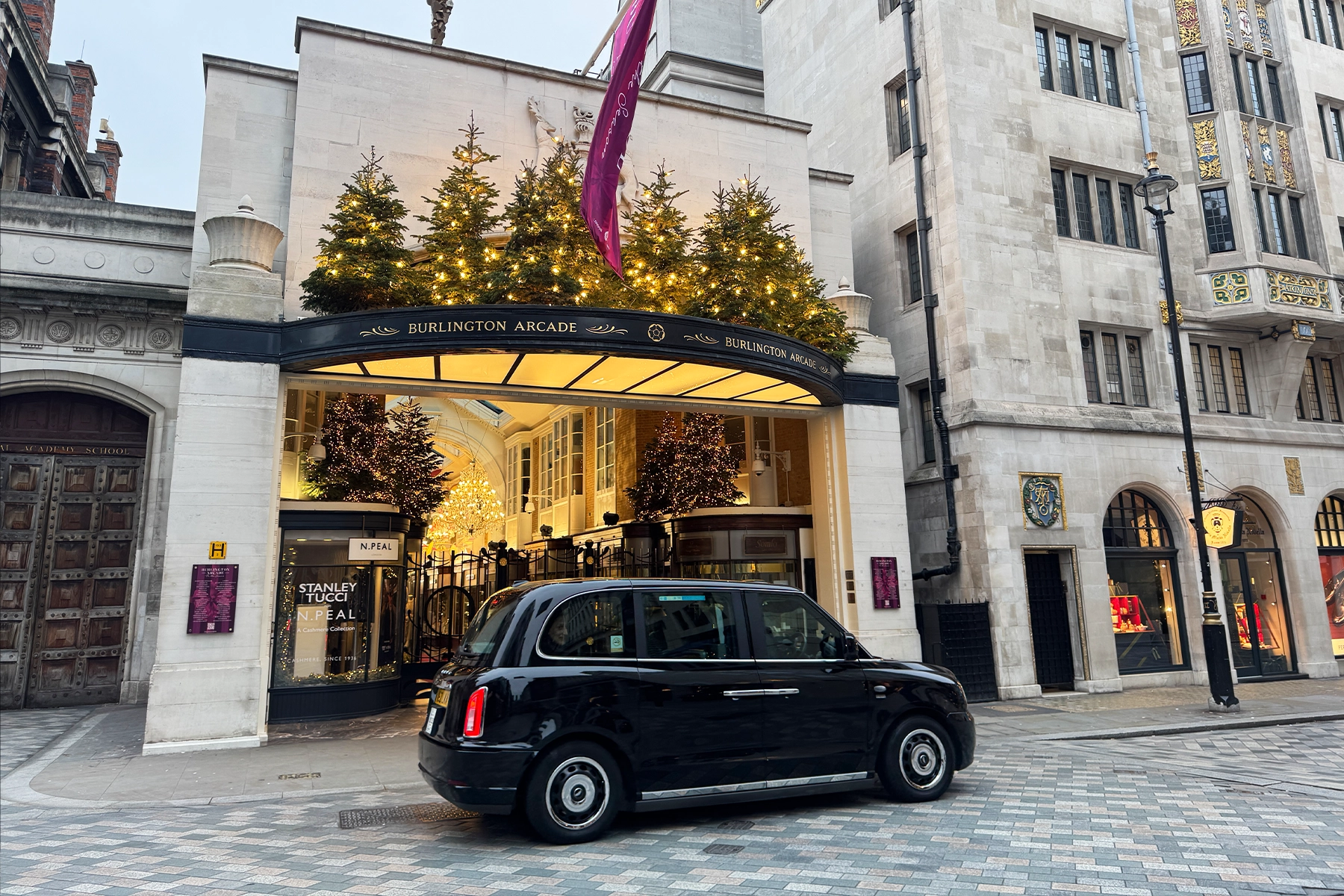 Taxi in Londen