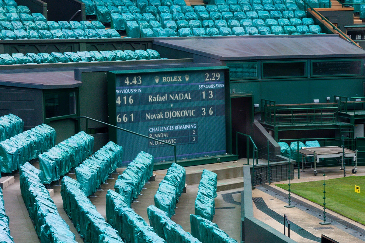 Wimbledon stadion in Londen